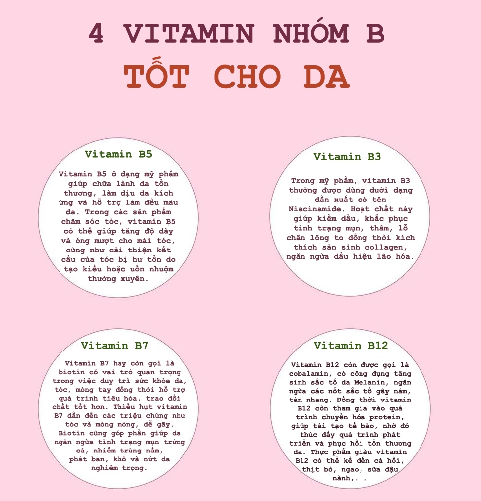 4 loại vitamin nhóm B giúp da khỏe đẹp - Báo Cao Bằng điện tử