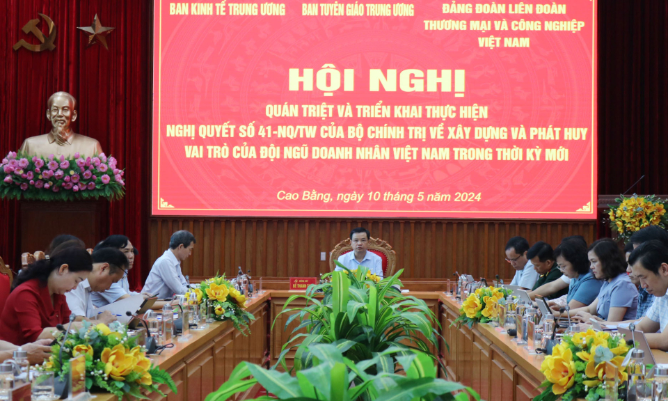 Hội nghị quán triệt, triển khai Nghị quyết số 41-NQ/TW của Bộ Chính trị