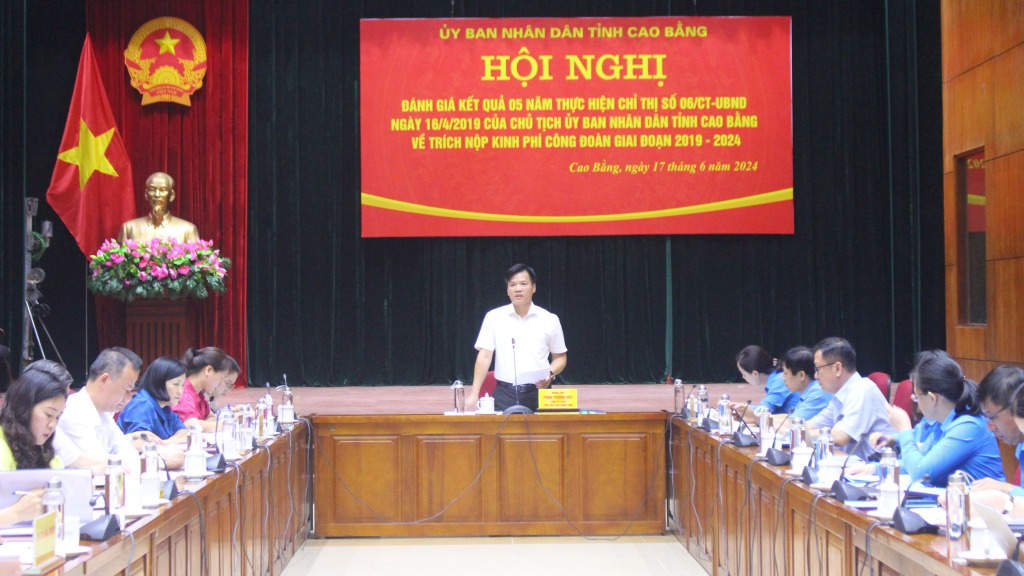 Phó Chủ tịch UBND tỉnh Trịnh Trường Huy kết luận hội nghị.