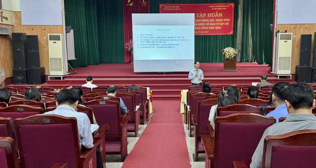 Các đại biểu dự hội nghị tập huấn.