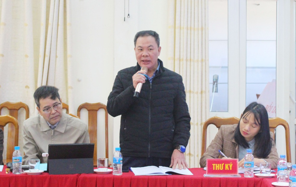 Đại biểu phát biểu tại hội thảo.