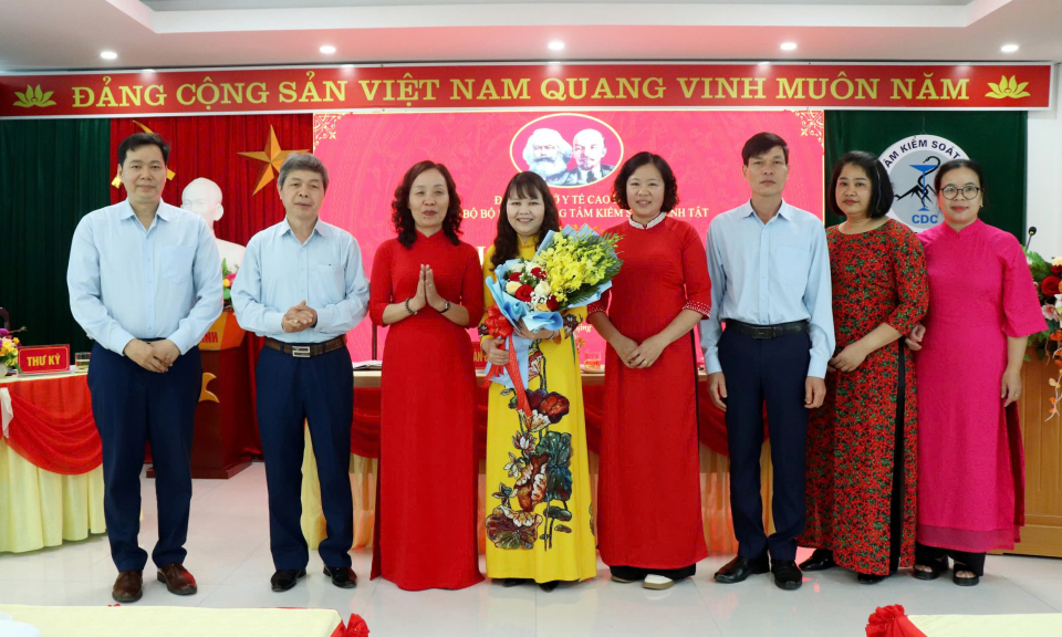 Đại hội Đảng bộ bộ phận Trung tâm Kiểm soát bệnh tật tỉnh lần thứ II, nhiệm kỳ 2025 - 2030