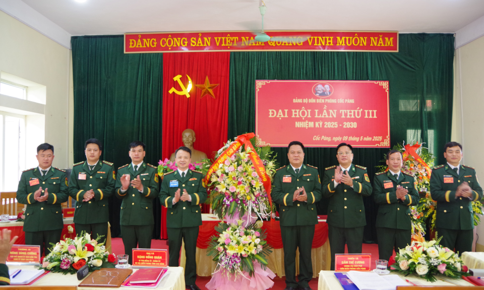 Đại hội Đảng bộ Đồn Biên phòng Cốc Pàng lần thứ III, nhiệm kỳ 2025 - 2030 