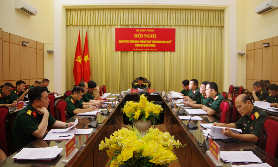 Bộ Quốc phòng triển khai phong trào “Bình dân học vụ số”