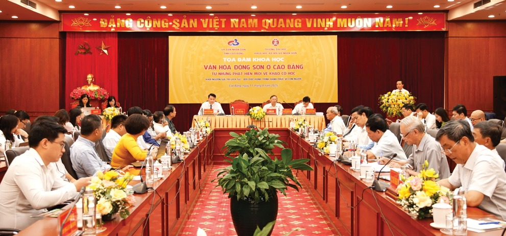 Tọa đàm khoa học Văn hóa Đông Sơn ở Cao Bằng, tổ chức tháng 8/2025.